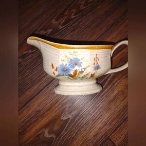 Mikasa Blue Daisy EB804 Gravy Boat Japan